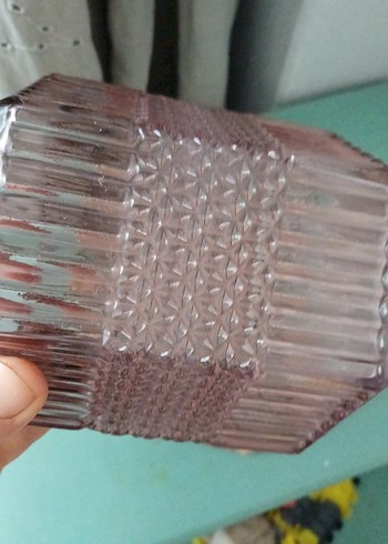 English home Pastel Bej Desenli Cam Vazo - Görsel 4