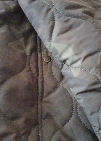 Kahverengi Kamuflaj Desenli Erkek Mont - Görsel 6