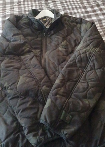 Kahverengi Kamuflaj Desenli Erkek Mont - Görsel 4