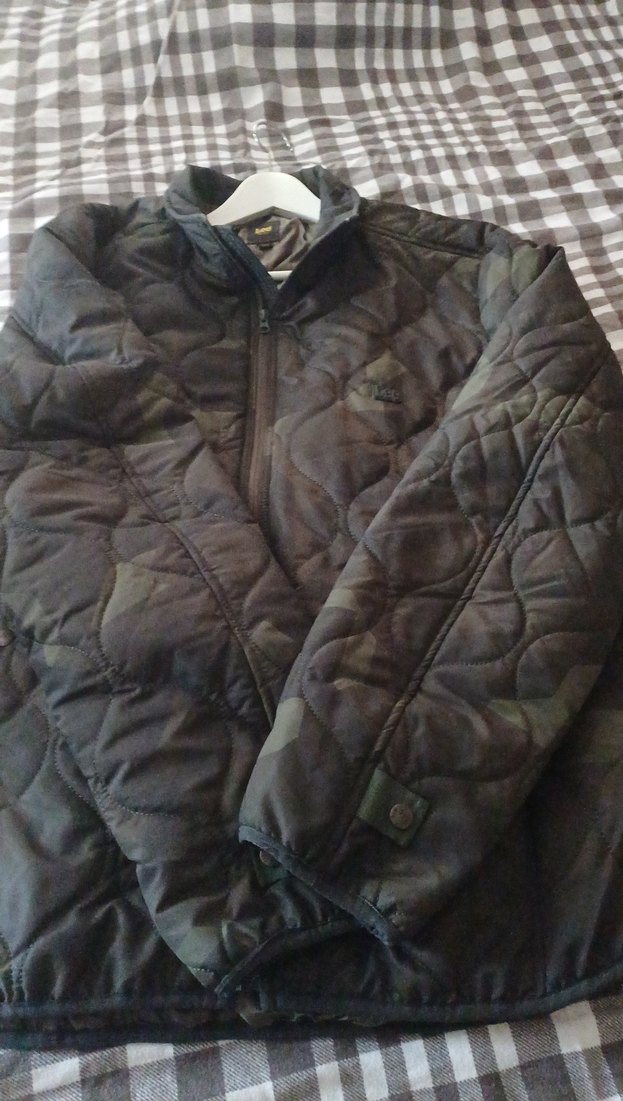 Kahverengi Kamuflaj Desenli Erkek Mont - Görsel 4