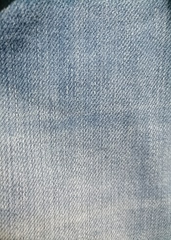 Gri Düğmeli kot şort Pantolon