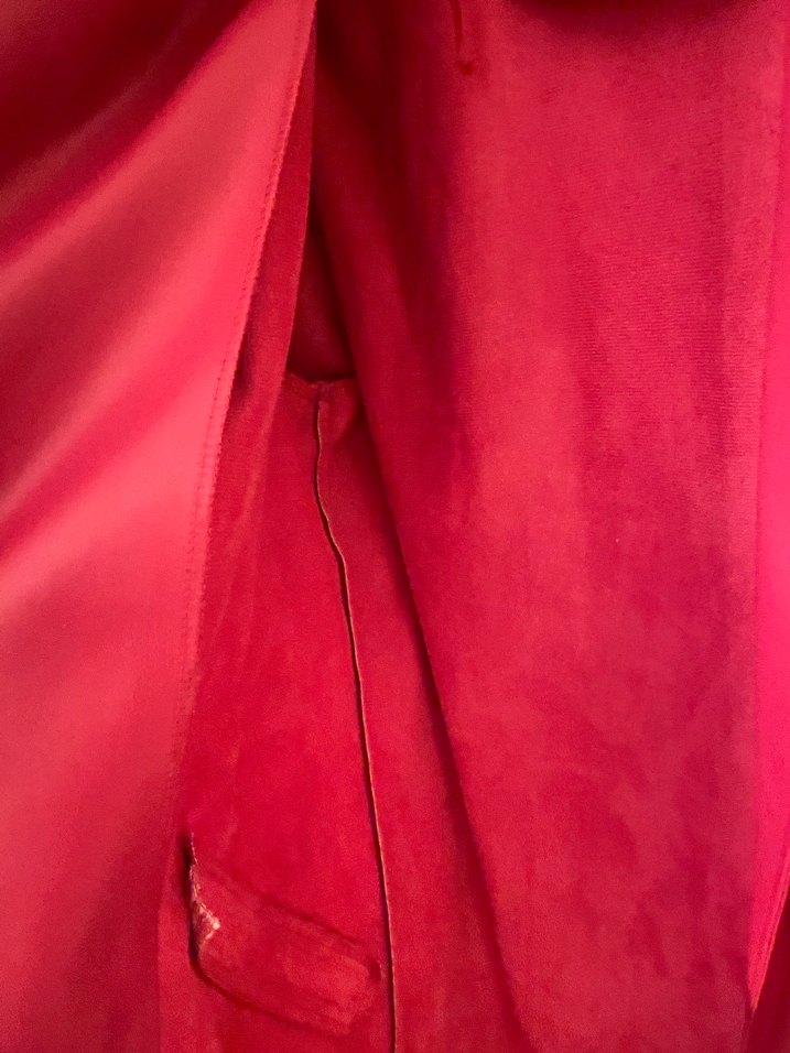 Düğmeli Pembe Deri Kadın Ceket - Görsel 3