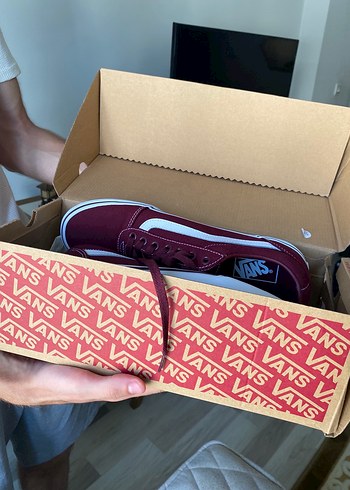 42 Beden Vans Bordo Günlük Ayakkabı