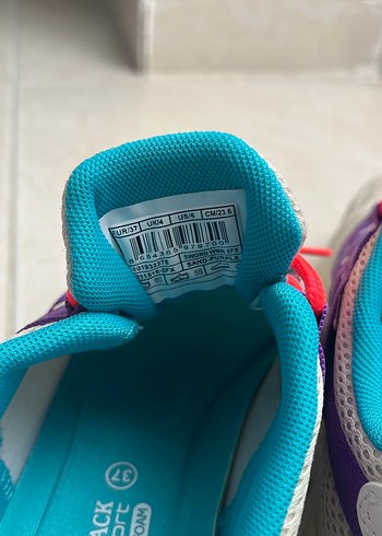 Rengarenk Bağcıklı Kadın Spor Ayakkabı - Görsel 3