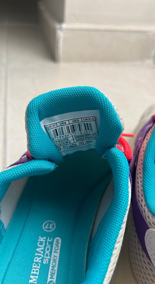 Rengarenk Bağcıklı Kadın Spor Ayakkabı - Görsel 3