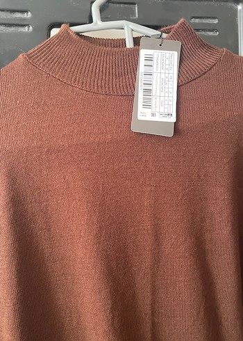 Kahverengi  Uzun Kadın Elbise - Görsel 7