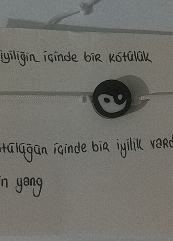 Yin yang bileklik 