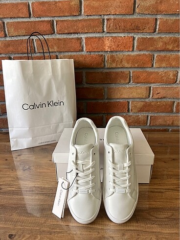 Calvin Klein Calvin Klein bayan beyaz sneaker spor ayakkabı