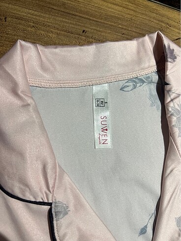 s Beden ten rengi Renk Suwen ipek saten bayan pijama takımı