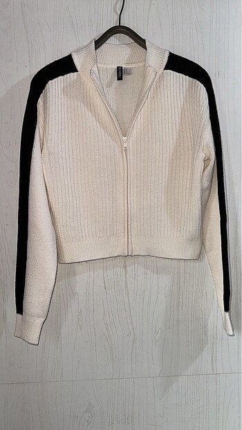 H&M fermuarlı bluz