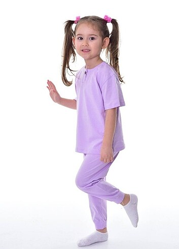Diğer Yüzde yüz pamuk sağlığa duyarlı kız çocuk pijama takımı