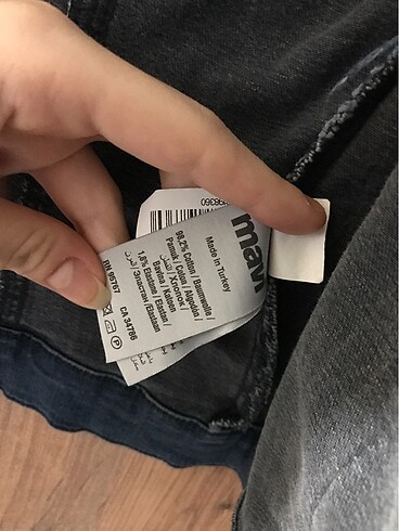 xs Beden Orjinal mavi markasına ait kot ceket
