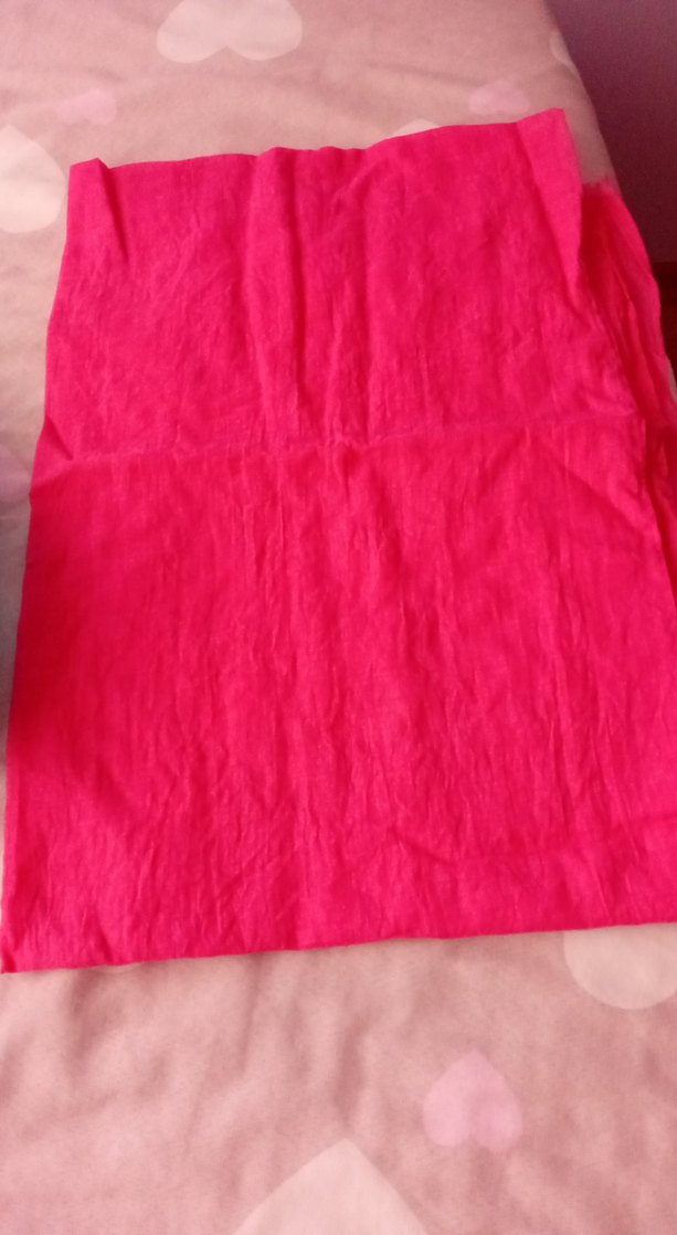 Parlak Pembe Düz şal - Görsel 2