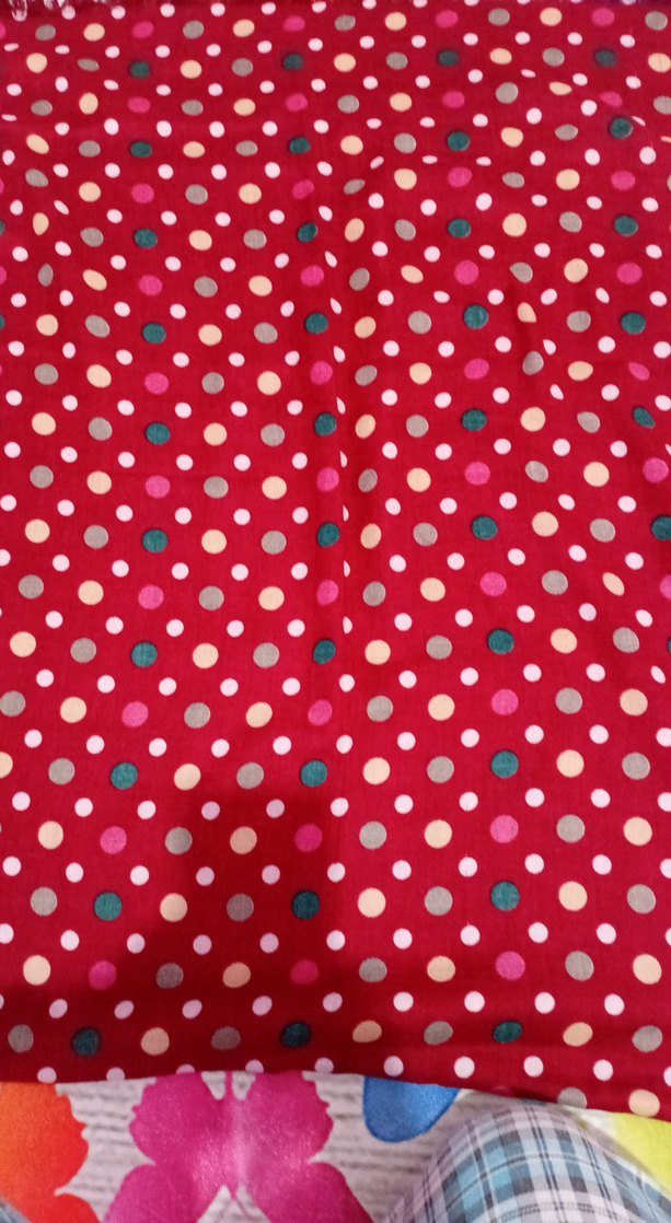 Renkli Puantiyeli Kadın Eşarp - Görsel 2