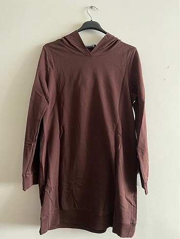 KAHVERENGİ SWEATSHIRT TUNİK