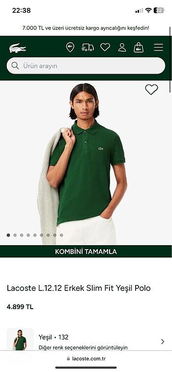Lacoste tişört