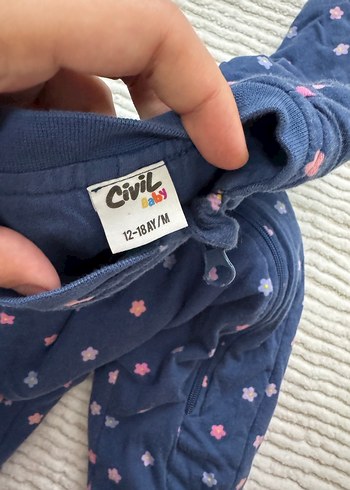 Fermuarlı Bebek uyku Tulumu - Görsel 2