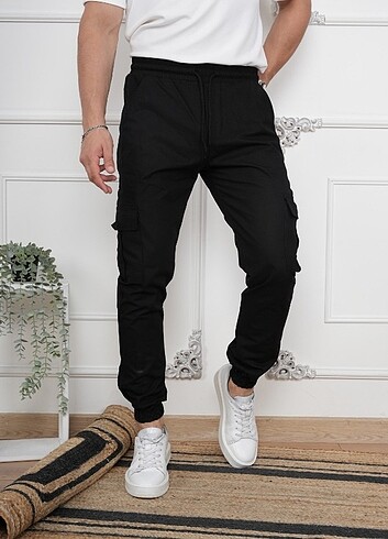 Diğer Unisex jogger kargo pantolon 