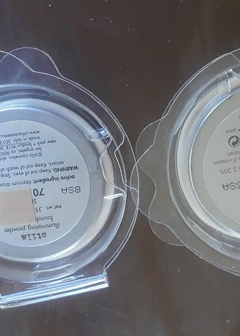 Beden Stila 70 ve 80 nolu 2 adet Açık Bej ve koyu Pudra Seti