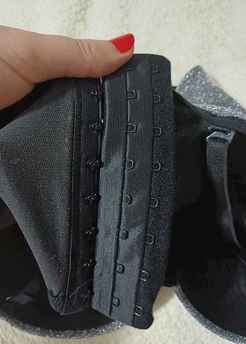 Gri Strappy Mini Bustiyer - Görsel 3