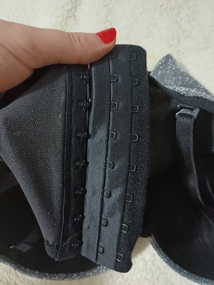 Gri Strappy Mini Bustiyer - Görsel 3