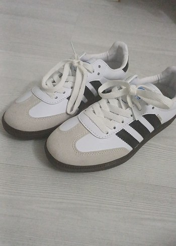 Beyaz Gri Spor Ayakkabı Kadın Sneakers - Görsel 2