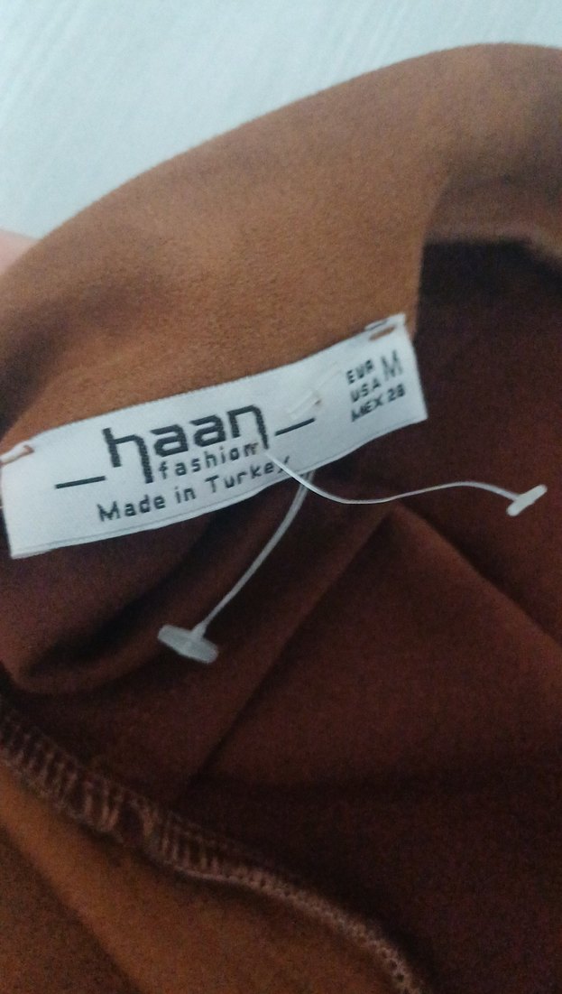 Kahverengi Süet Mini Etek - Görsel 3