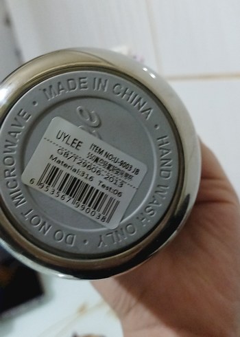 Mor Pastel Çocuk Termosu UYLEE - Görsel 2