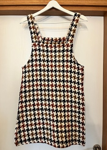 Kahverengi Bağlama Desenli Mutfak Önlüğü - Görsel 2