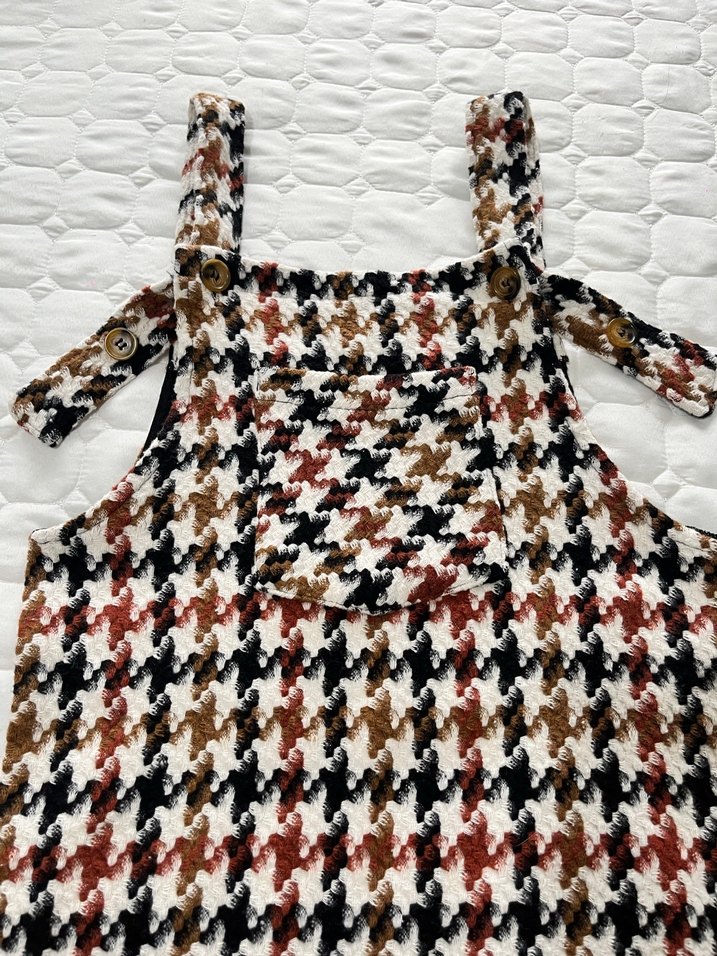 Kahverengi Bağlama Desenli Mutfak Önlüğü - Görsel 4