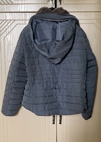 Marks & Spencer Marks&Spencer Gri Kürklü Kadın Mont