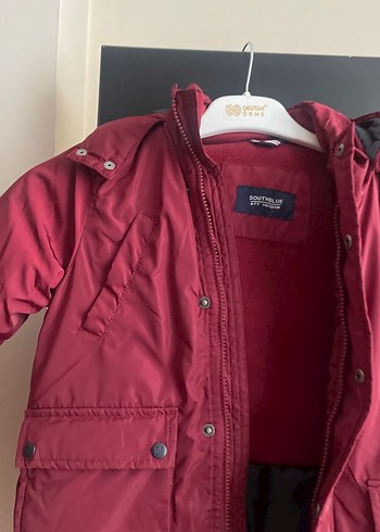 Bordo Düğmeli Midi erkek ceket çocuk - Görsel 4