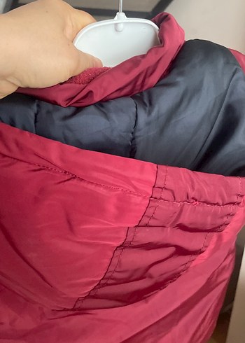 Bordo Düğmeli Midi erkek ceket çocuk - Görsel 5