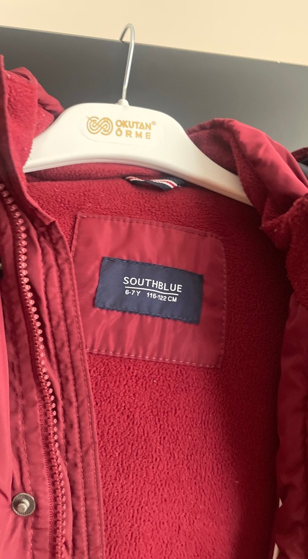 Bordo Düğmeli Midi erkek ceket çocuk - Görsel 2