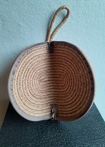 Hasırlı El Çantası - Görsel 9