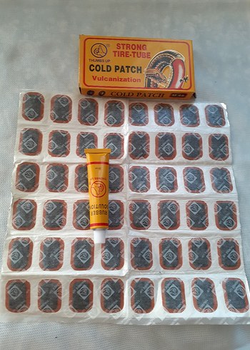 Lastik Yaması ve Solüsyon Seti 48 Adet 1. Kalite - Görsel 3