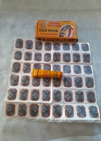 Lastik Yaması ve Solüsyon Seti 48 Adet 1. Kalite - Görsel 2