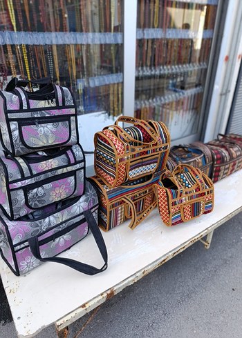 Hasır Piknik Çantası