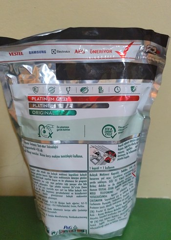 Fairy Platinum Plus Çok Renkli Bulaşık Tableti 46'lı - Görsel 2