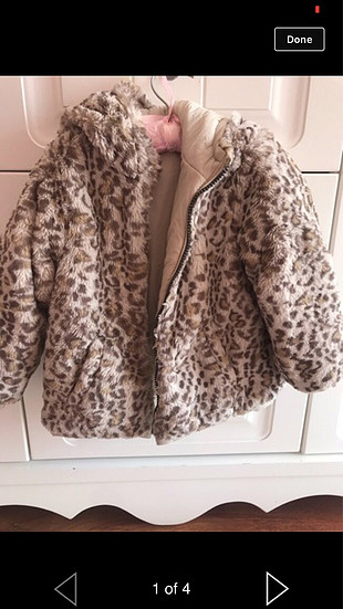 Zara Zara çift taraflı mont3/4 yaş