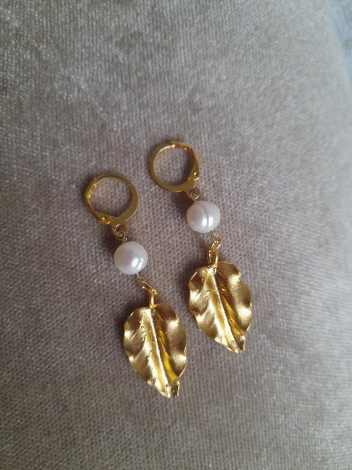 Gerçek incili Küpe - Görsel 2