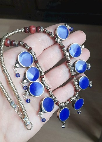 Etnik Alpaka Kadın Kolyesi - Görsel 2