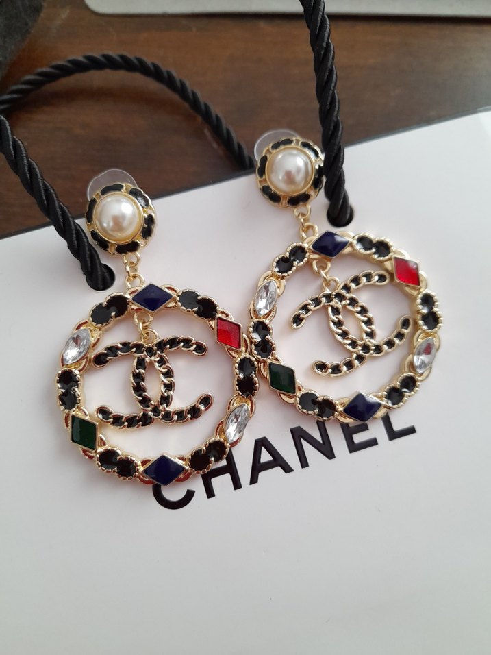 Renkli Boncuklu Uzun Bohem Küpeler - Görsel 4