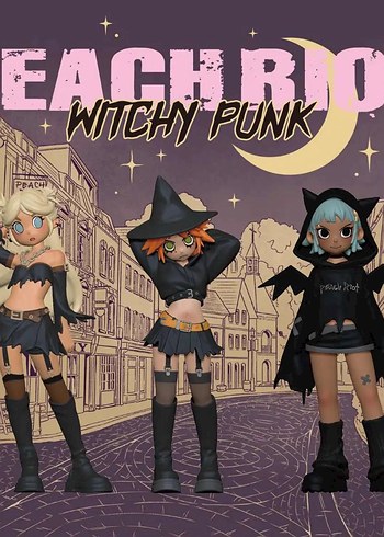 Pop Mart Peach Riot -Witchy Punk 3 Figür