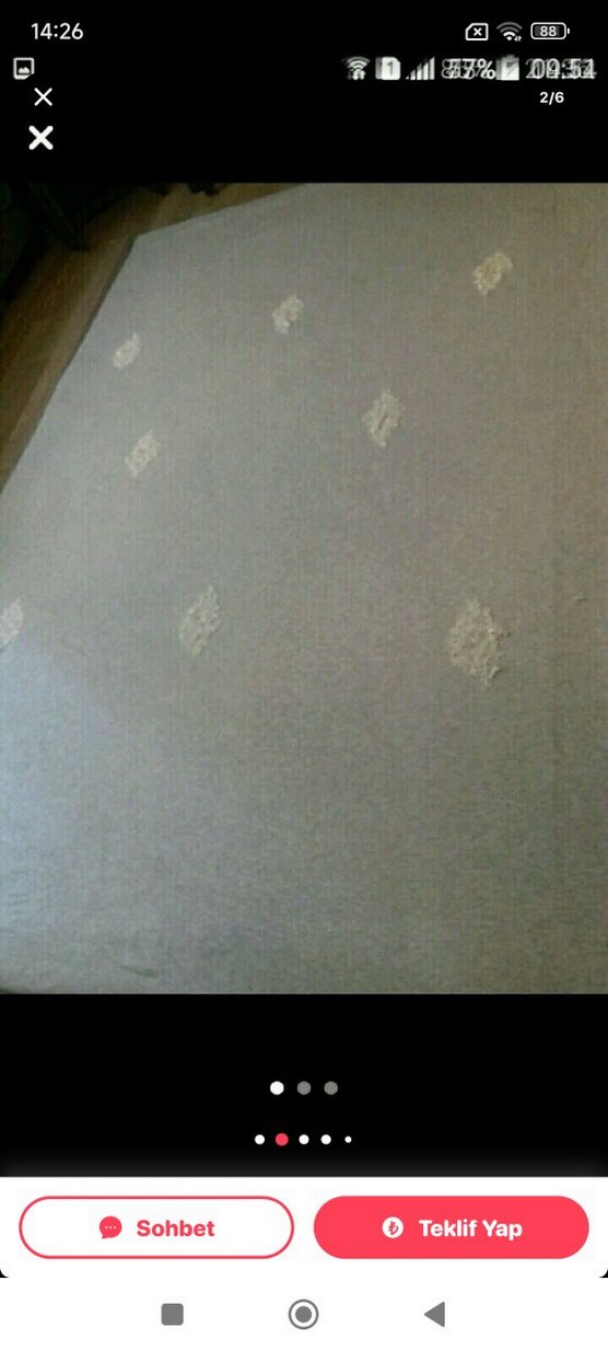 halı örtüsü 2 adet 1 masa örtüsü - Görsel 2