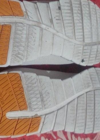 Beyaz Adidas Bağcıklı  Spor Ayakkabı - Görsel 2