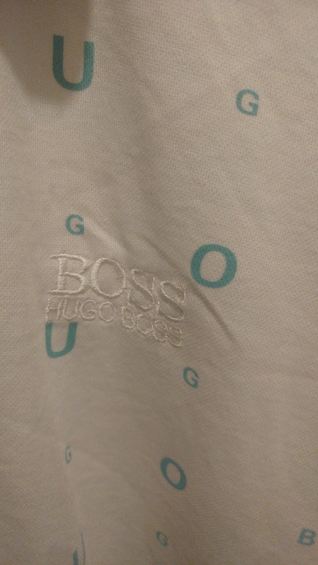 HUGO BOSS Beyaz Düğmeli Erkek Polo Tişört - Görsel 3
