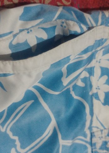 Mavi Desenli Erkek deniz şort - Görsel 5