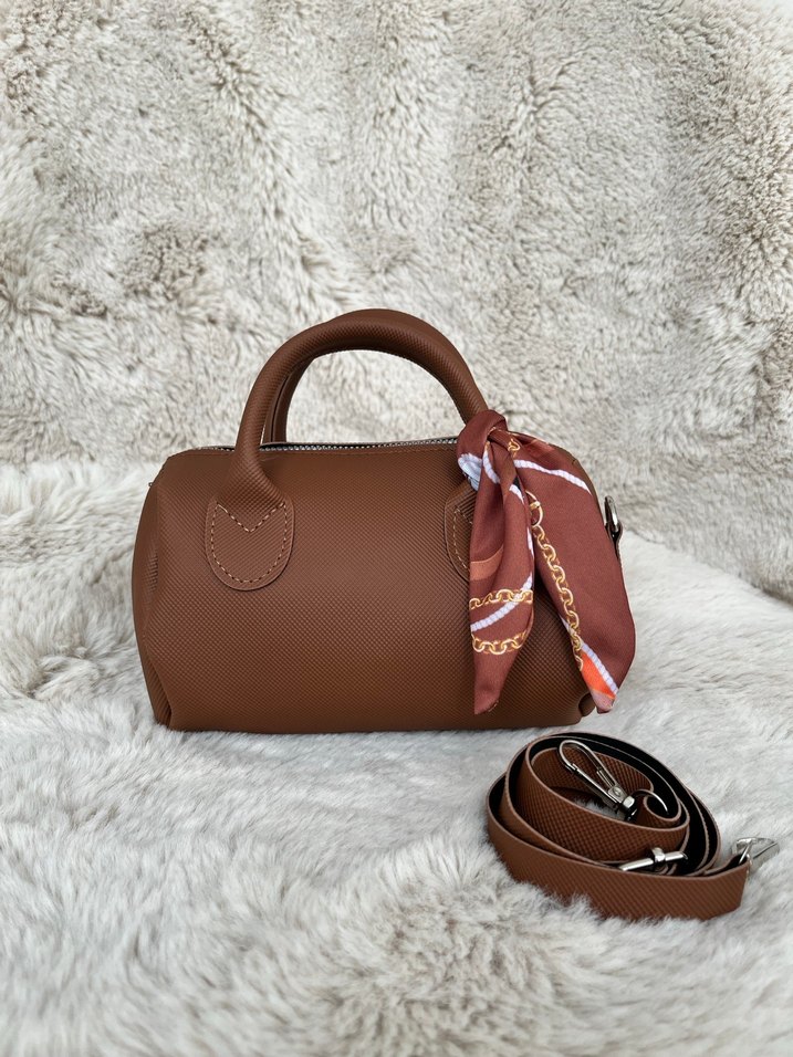 Vakko Modeli Fularlı mini çanta - Görsel 2