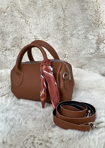 Vakko Modeli Fularlı Mini Çanta - Görsel 3